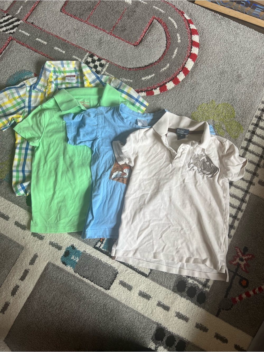 Set of 4 short sleeved boys size 4-6 shirts
